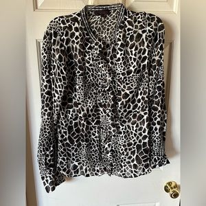 Hale Bob leopard print top